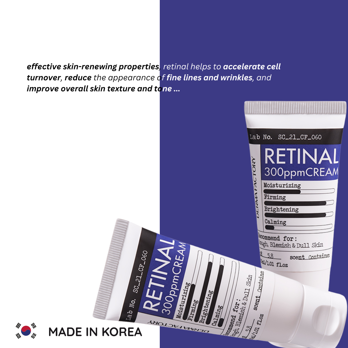 Derma Factory Retinal 300ppm Cream β 30ml