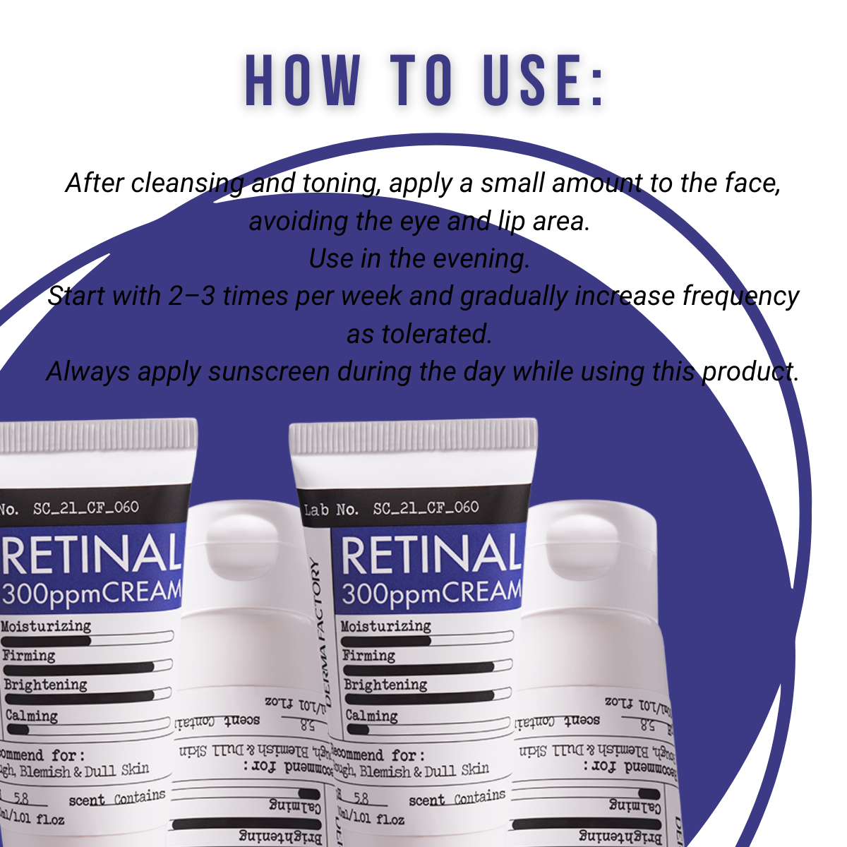 Derma Factory Retinal 300ppm Cream β 30ml